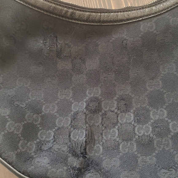 Authentic Black Gucci Hobo - Picture 7 of 8